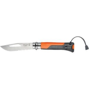 Coltello Opinel 08 Outdoor MM 85 PP Arancione/grigio