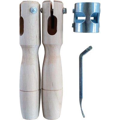 Manetta Legno x Pertica con Anello e Chiave CF=2PZ Manetta Legno x Pertica con Anello e Chiave CF=2PZ