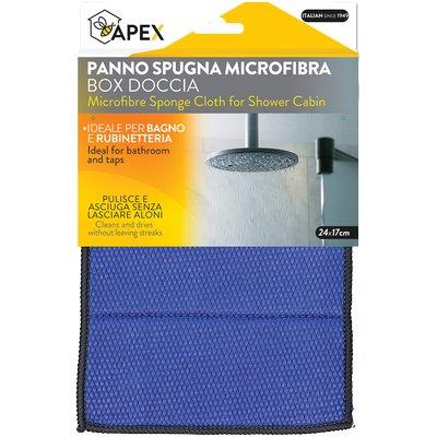 Panno Spugna Microfibra Box Doccia Apex CM 24X17 Panno Spugna Microfibra Box Doccia Apex CM 24X17