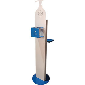Piantana Porta Igienizzante Mani Eccelsa Acc Vern D.mm 290 H.cm 123