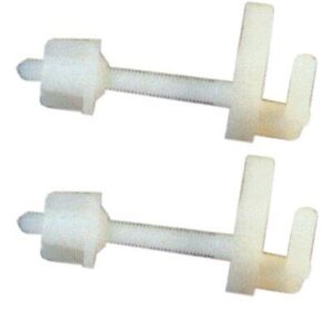 Cerniere Sedile WC Nylon Bianco Cf=pz 2