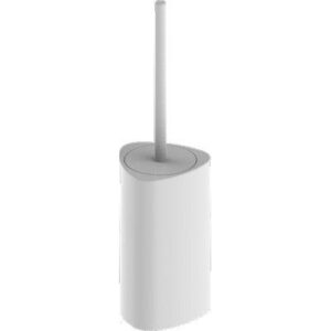 Portascopino Pitagora Saniplast Ppl Bianco CM 11X11X42