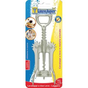Cavatappi Due Leve Super de Luca Metallo Cromato
