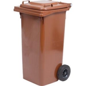 Bidone Immondizia Green 240 + Ruote Ics Marrone LT 240 CM 72X58 H.cm 106