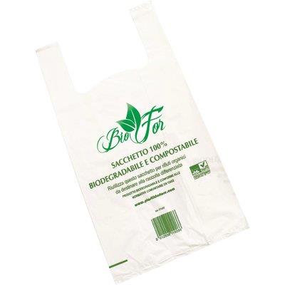 Sacco Spesa Bio Shopper + Soffietto CM 24+12X40 Cf=pz 500 Sacco Spesa Bio Shopper + Soffietto CM 24+12X40 Cf=pz 500