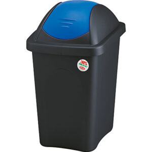 Bidone Immondizia Multipat Stefanplast Blu LT 60 CM 39X39 H.cm 68