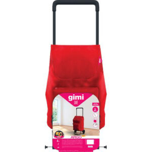 Carrello Portaspesa Argo New Gimi Rosso CM 37X33 H.cm 96