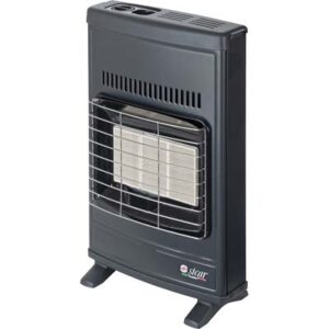 Stufa Gas Metano Infrarossi a Parete Eco 42T Sicar Grigio Ventilata Watt 4200 CM 43X15 H.cm 64