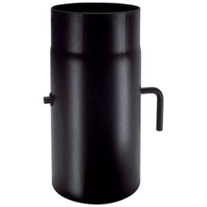 Tubo Legna + Serranda Plus Nero Opaco Save CM 15 H.cm 25