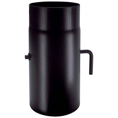 Tubo Legna + Serranda Plus Nero Opaco Save CM 15 H.cm 25 Tubo Legna + Serranda Plus Nero Opaco Save CM 15 H.cm 25
