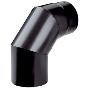 Gomito Legna 90° Plus Nero Opaco Save CM 12