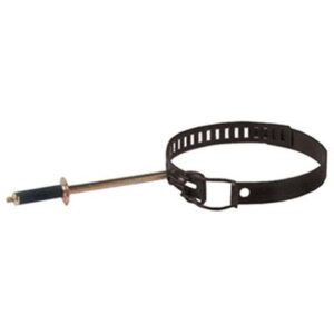 Collare Reggitubo Classic Nero Opaco CM 10/15 + Tassello