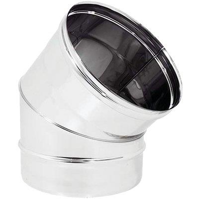 Gomito INOX Aisi 304 45° CM 12