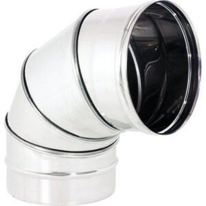 Gomito INOX Aisi 316 90° Girevole CM 8