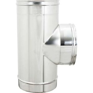 Tubo a Tee 90° Mff Acciaio INOX Aisi 304 CM 8