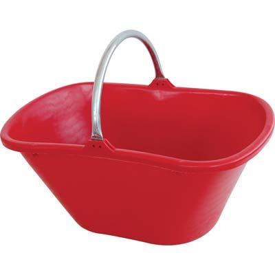 Cesta Raccolta Ovale Manico Fisso Stefanplast Ppl/acciaio Rosso LT 25 Cesta Raccolta Ovale Manico Fisso Stefanplast Ppl/acciaio Rosso LT 25