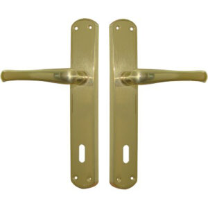 Maniglia Rio Foro Patent Ottone Lucido Q8 I.mm 70 Cf=pz 2