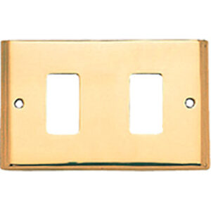 Placca Coprifrutti Cottali Ottone Posti 2 MM 125X74 Magic/venus