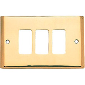 Placca Coprifrutti Cottali Ottone Posti 3 MM 125X74 Magic/venus