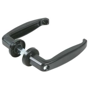Maniglia Porta Metallo 355 Combi Zama Vern Nera Vite in Testa MM 25/33 Q8