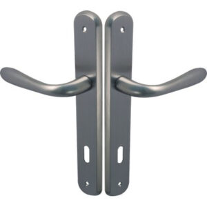 Maniglia Goccia Cromo Placca Foro Patent Zama Cromo Satinata Q8 I.mm 90 Cf=pz 2