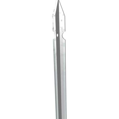 Paletto Recinzione Zincato Sezione MM 35X35X3,5 H.cm 225