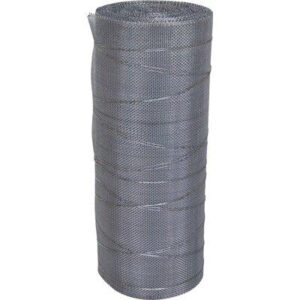 Rete Tessuta Zincata a Caldo MM 1X1 F.mm 0,63 L.mt 10 H.cm 100