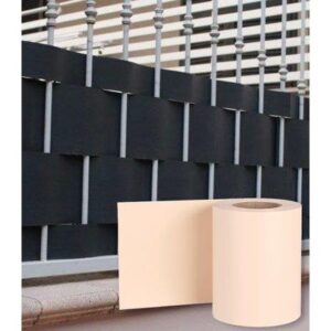 Fascia Coprente Ringhiere Effe PVC Avana H.cm 19 MT 35 + 20 Clips