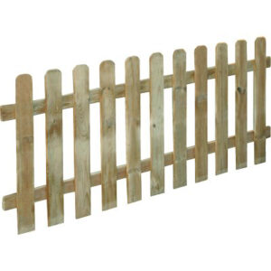 Staccionata Legno Maxi 100 Euro Pino Impregnato 11+2 Lamelle CM 180 H.cm 100
