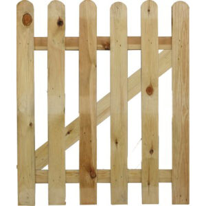 Cancelletto Legno Maxi 100 Euro Pino Impregnato 6+3 Lamelle CM 100 H.cm 100