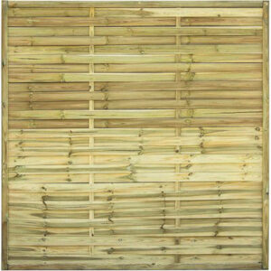 Pannello Frangivento/frangivista Legno Euro Pino Impregnato Cornice MM 45X30 CM 180X180