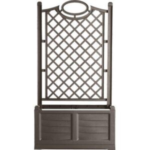 Fioriera + Grigliato Separe Bama PP Cappuccino CM 80X42,5 H.cm 150