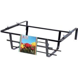 Balconiera Tulipano Regolabile Ferro Battuto Vern Nero CM 60X22 H.cm 15