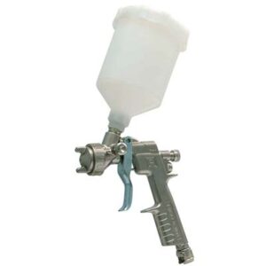 Aerografo Ac + Serbatoio Nylon Superiore Ani LT 0,5 Ugello MM 1,5 Attacco Dado Capettato