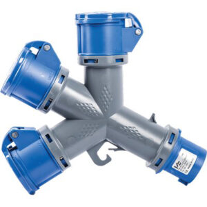 Adattatore Multiplo Spina Blu Presa Blu 1352 Vb 2P+T 16A IP44