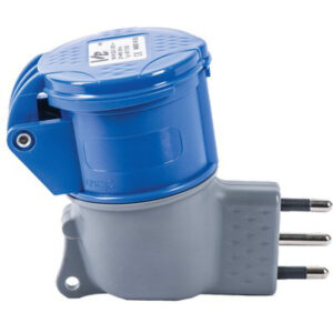 Adattatore 16A-PRESA Blu 7300 Vb 2P+T 16A IP44