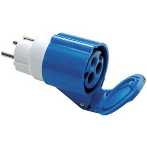 Adattatore Schuko-presa Blu Fme 2P+T 16A IP44