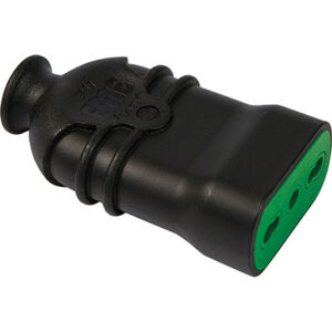 Presa Mobile Hi-pro Fme Nero 2P+T 16A Bipasso