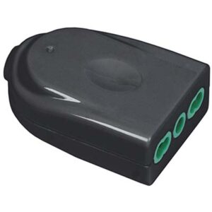 Presa Mobile Garanti Nero 2P+T 16A Bipasso