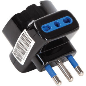 Adattatore Triplo 16A-16A+SCHUKO Aigostar Nero 2P+T