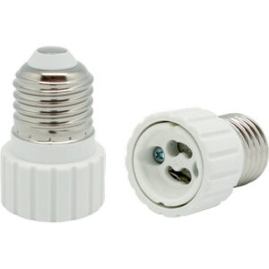 Adattatore Lampada E27-GU10 Electarline Termoplastico Bianco