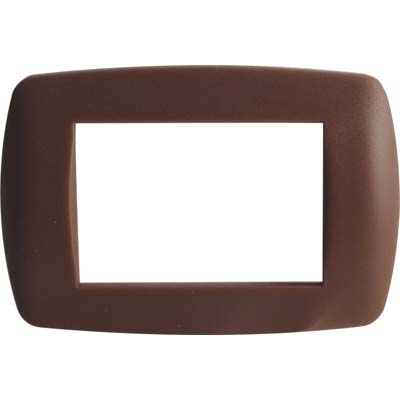 Placca Coprifrutti Millenium Marlanvil Cacao Posti 3 MM 122X83 Placca Coprifrutti Millenium Marlanvil Cacao Posti 3 MM 122X83