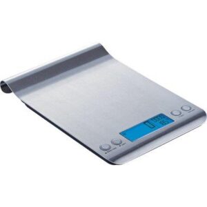 Bilancia Cucina Digitale ZHS520 Zephir KG 5/GR 1 Acciaio 2XAA Non Incluse