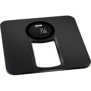 Bilancia Pesapersone Digitale ZHS811 Zephir Vetro Ultra Slim CM 30 KG 150 2XCR2032 Non Incluse