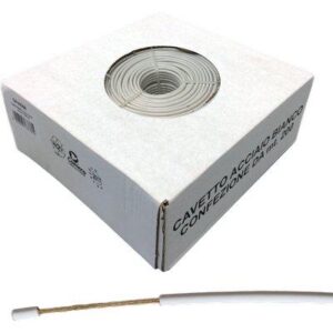 Cavetto Acciaio Ottonato Biancone MM 4,5 MT 200