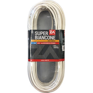 Cavetto Acciaio Zincato Super Biancone MM 5,0 MT 20