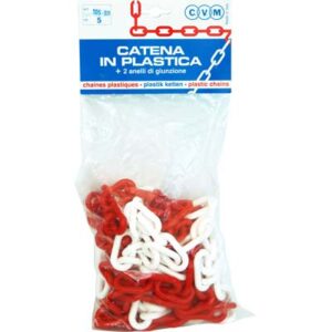 Catena Segnaletica Plt Bianco/rosso D.mm 6 ML 5