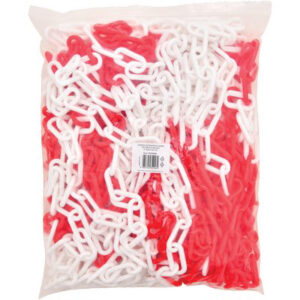 Catena Segnaletica Hand Plt Bianco/rosso D.mm 8 MT 25