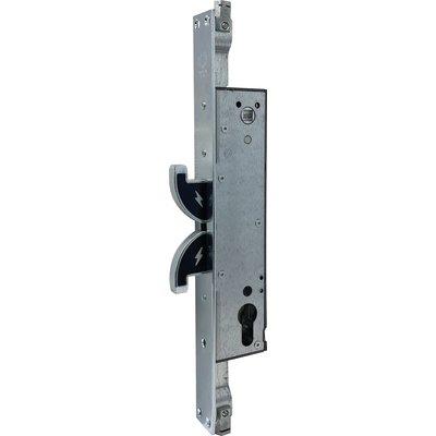 Serratura Montante Infilare 2143 Hooks Securemme B.q INOX F.mm 30 F.sagom M1 TRIPL+SCR+Q8 E.mm 30